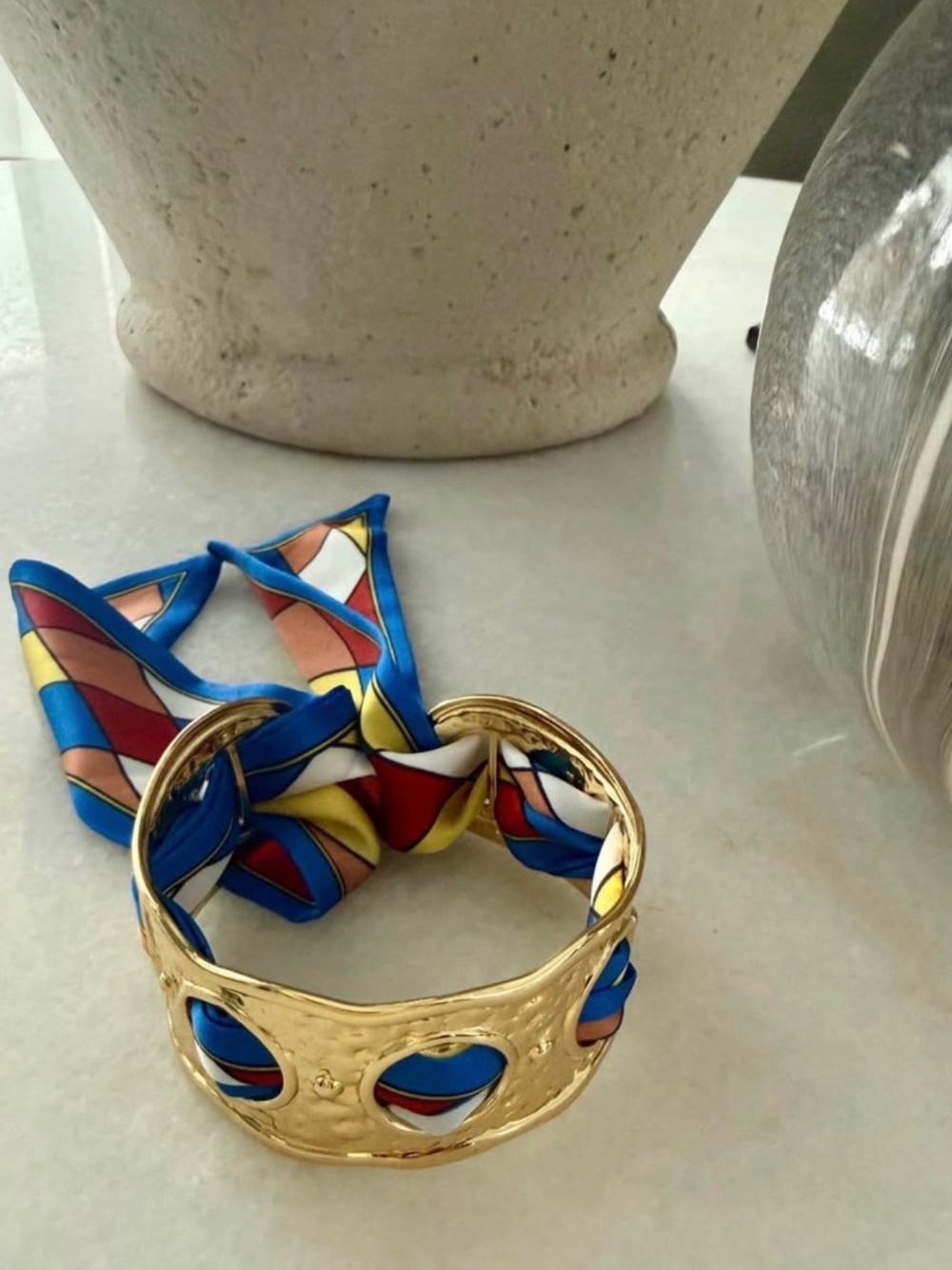 Scarf Cuff Bracelet